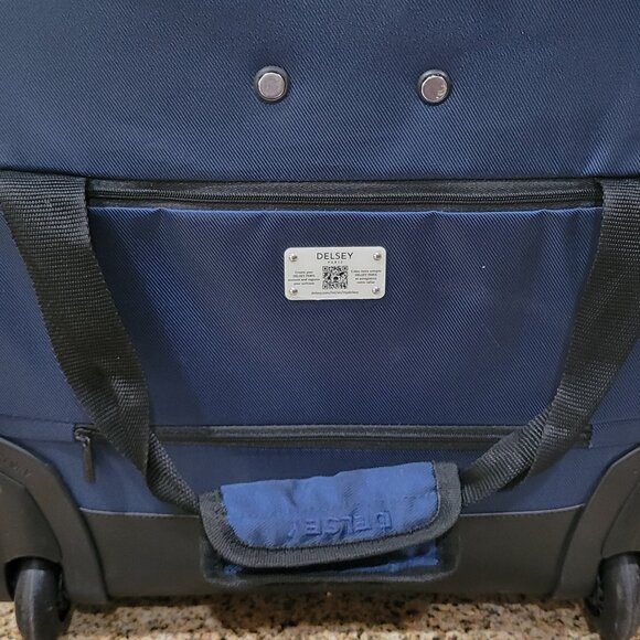 DELSEY PARIS Helium DLX Softside Luggage Carry On Under-Seater, 2 Wheels, Blue - Picture 5 of 5